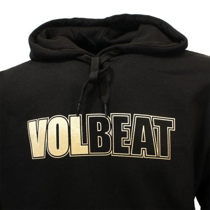 Band Merchandise Volbeat Bleeding Crown Skull Backprint Hoodie Pullover Sweater Black - Image 6