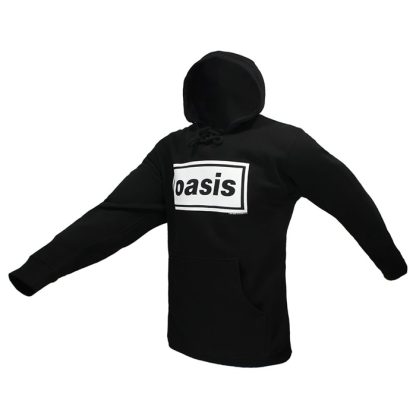 Band Merchandise Oasis Decca Logo Pullover Hoodie