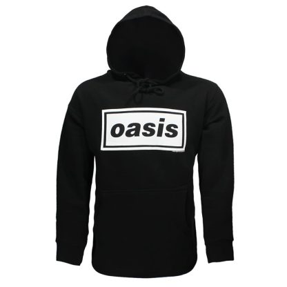 Band Merchandise Oasis Decca Logo Pullover Hoodie - Image 2