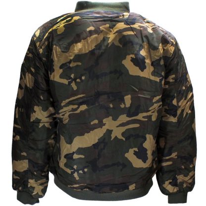 Camouflage Bomber Jacket Coat - Image 3
