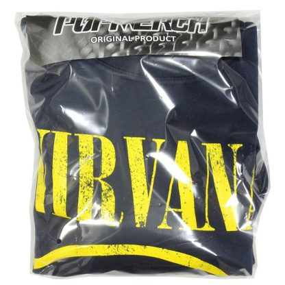 Band Merchandise Nirvana Navy Blue Sweatshirt - Image 4