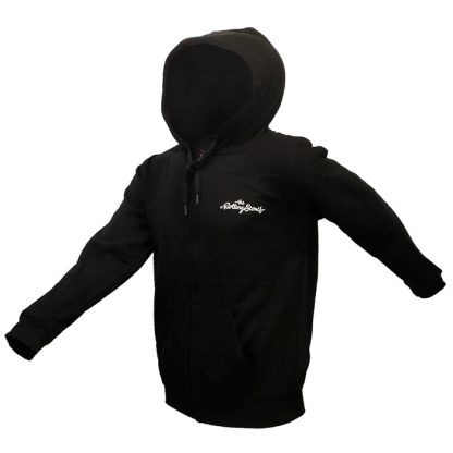 Band Merchandise The Rolling Stones Tongue and Lips Logo Zipper Hoodie Sweater Jacket Black- - Image 2