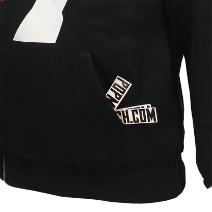 Band Merchandise Green Day American Idiot Logo Hoodie Pullover Sweater Black - Image 4