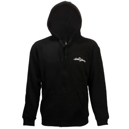Band Merchandise The Rolling Stones Tongue and Lips Logo Zipper Hoodie Sweater Jacket Black- - Image 4