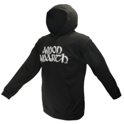 Band Merchandise Amon Amarth Gray Skull Hoodie Sweater - Image 2