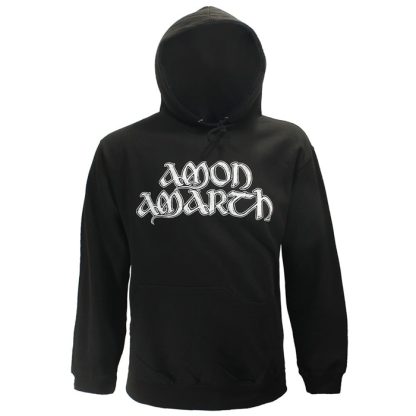 Band Merchandise Amon Amarth Gray Skull Hoodie Sweater - Image 4