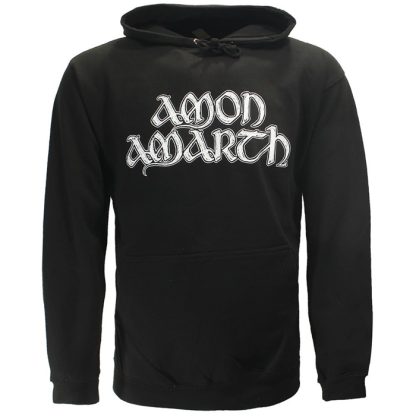 Band Merchandise Amon Amarth Gray Skull Hoodie Sweater - Image 5