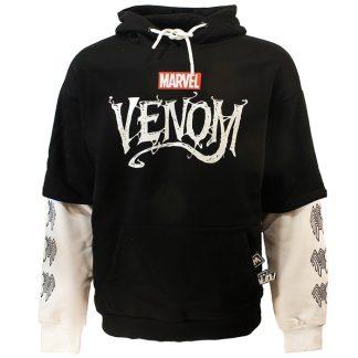 Venom Marvel Venom Double Sleeved Hoodie Sweater