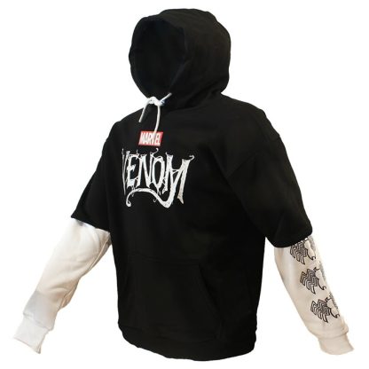 Venom Marvel Venom Double Sleeved Hoodie Sweater - Image 2