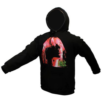 Band Merchandise Billie Eilish Neon Shadow Pink Pullover Sweater - Image 2