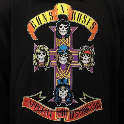 Band Merchandise Guns N' Roses Appetite For Destruction Hoodie Sweater - Image 4