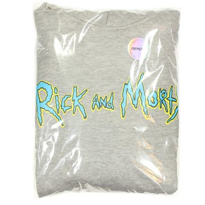 Rick and Morty Rick & Morty Acid Rick Hoodie Pullover Sweater Gray - Image 2