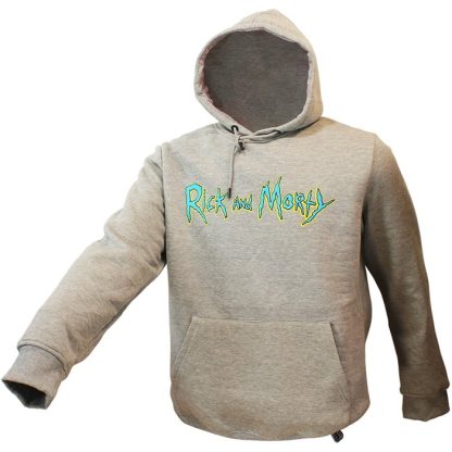 Rick and Morty Rick & Morty Acid Rick Hoodie Pullover Sweater Gray - Image 3