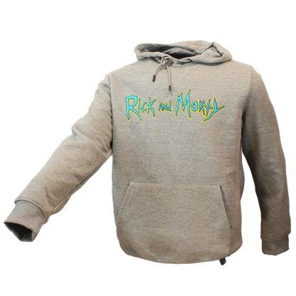 Rick and Morty Rick & Morty Acid Rick Hoodie Pullover Sweater Gray - Image 5