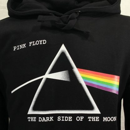 Band Merchandise Pink Floyd Dark Side Of The Moon Pullover Hoodie - Image 3