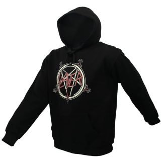 Band Merchandise Slayer Pentagram Hoodie Sweater