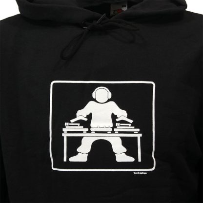 Deejay DJ Disc Jockey Hoodie Sweater - Original Design - Image 4