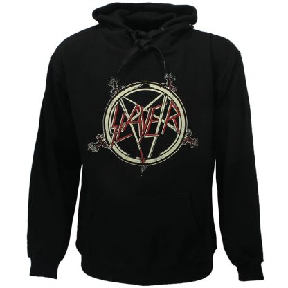 Band Merchandise Slayer Pentagram Hoodie Sweater - Image 2
