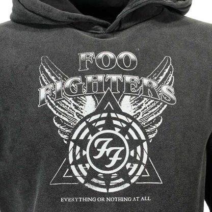 Band Merchandise Foo Fighters Everything Logo Pullover Hoodie - Image 5