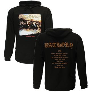 Band Merchandise Bathory Blood Fire Death Hoodie Sweater