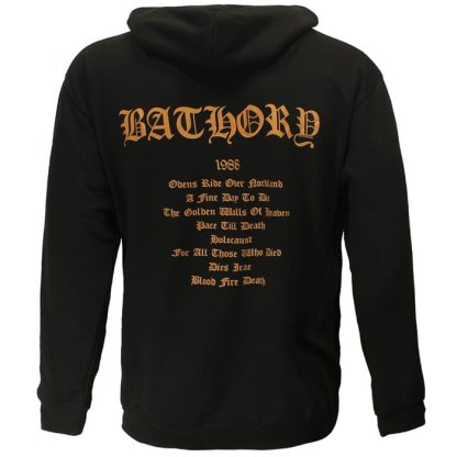 Band Merchandise Bathory Blood Fire Death Hoodie Sweater - Image 5