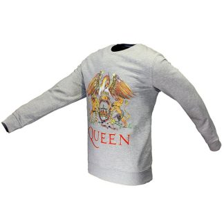 Band Merchandise Queen Massive Crest Logo Sweatshirt Sweater