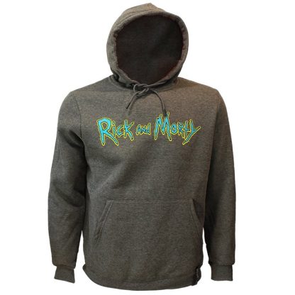 Rick and Morty Rick & Morty Acid Rick Hoodie Pullover Sweater Anthracite - Image 3