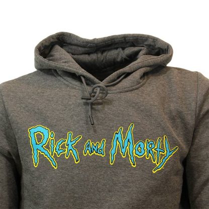 Rick and Morty Rick & Morty Acid Rick Hoodie Pullover Sweater Anthracite - Image 5