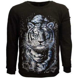 White Tiger Sweater With Lining - Original Design