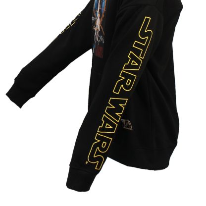 Star Wars Star Wars Vintage Poster Hoodie Pullover Sweater Black - Image 7
