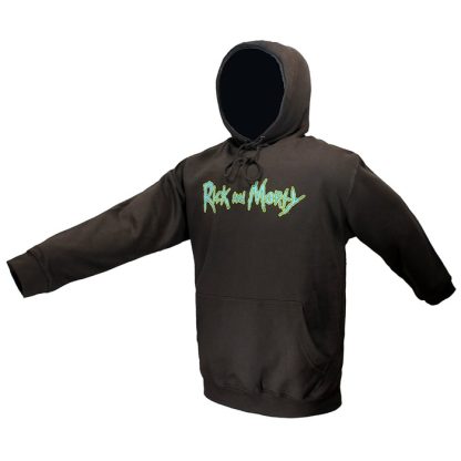 Rick and Morty Rick and Morty Sweater Spacecruiser Pullover Hoodie Dark Gray - Image 2