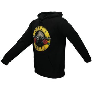 Band Merchandise Guns 'N Roses Classic Logo Band Hoodie Sweater