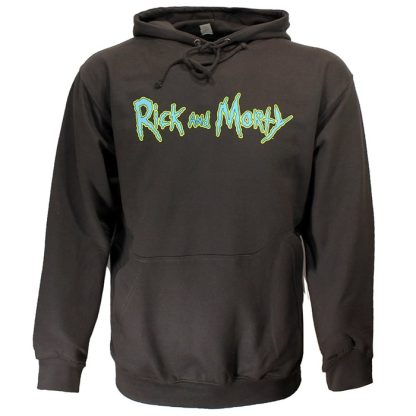 Rick and Morty Rick and Morty Sweater Spacecruiser Pullover Hoodie Dark Gray - Image 4