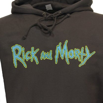 Rick and Morty Rick and Morty Sweater Spacecruiser Pullover Hoodie Dark Gray - Image 5