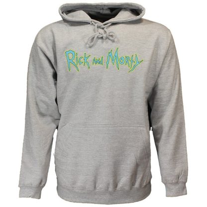 Rick and Morty Rick and Morty Sweater Spacecruiser Pullover Hoodie Gray - Image 5