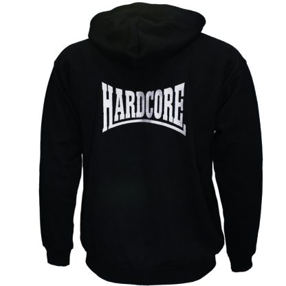 Hardcore Hardcore Embroidered Logo Zipper Hoodie Jacket - High Quality - Image 3