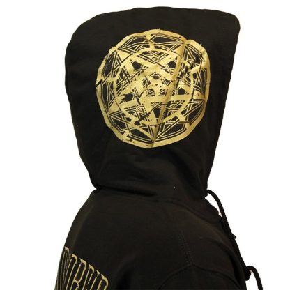 Band Merchandise Dimmu Borgir Puritanical Euphoric Misanthropia Zipper Hoodie Vest - Image 3