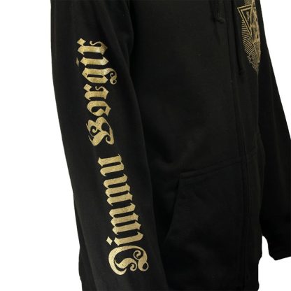 Band Merchandise Dimmu Borgir Puritanical Euphoric Misanthropia Zipper Hoodie Vest - Image 6
