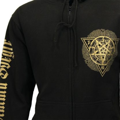 Band Merchandise Dimmu Borgir Puritanical Euphoric Misanthropia Zipper Hoodie Vest - Image 7