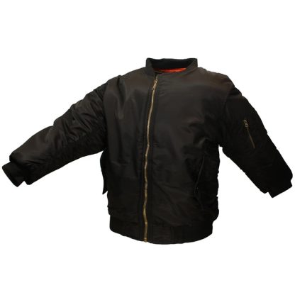 Official Gold Champoon Bomber Jacket Black - Image 2
