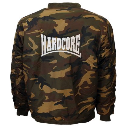 Hardcore Hardcore Camouflage Embroidered Logo Bomberjack Jacket - High Quality - Image 3