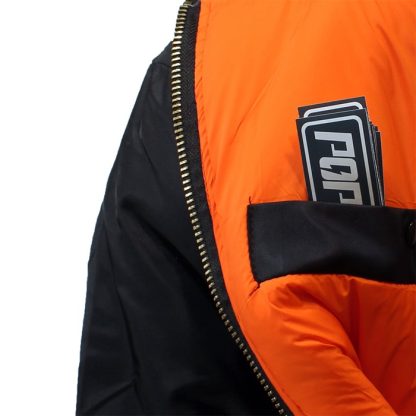 Official Gold Champoon Bomber Jacket Black - Image 4