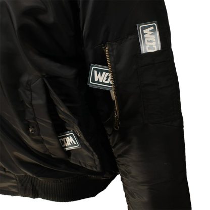 Official Gold Champoon Bomber Jacket Black - Image 5