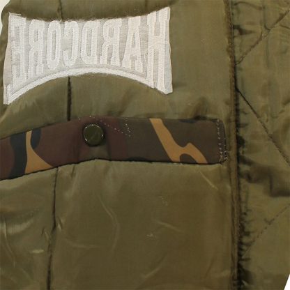 Hardcore Hardcore Camouflage Embroidered Logo Bomberjack Jacket - High Quality - Image 5