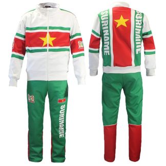 Suriname Suriname Flag Tracksuit Chill Outfit - Original Design