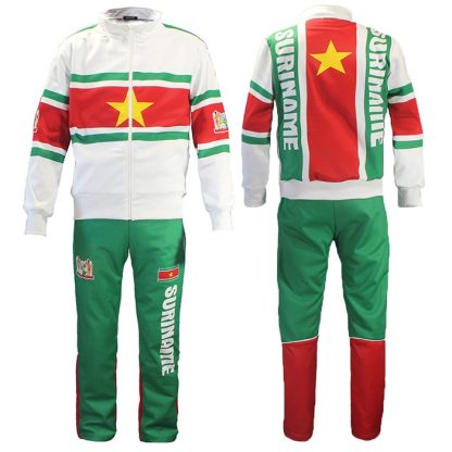 Suriname Suriname Flag Tracksuit Chill Outfit - Original Design