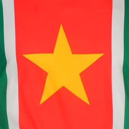 Suriname Suriname Oldschool Style Football Kit T-Shirt + Shorts Set Green - Image 2