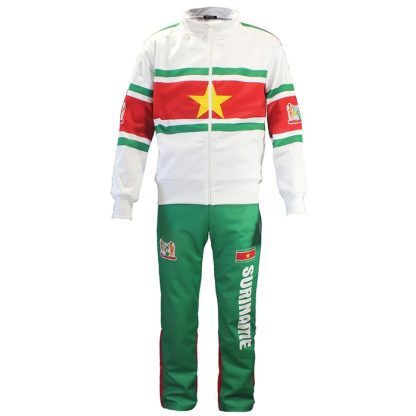 Suriname Suriname Flag Tracksuit Chill Outfit - Original Design - Image 7