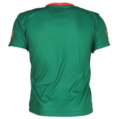 Suriname Suriname Flag Oldschool Style Football T-Shirt Green - Original Design - Image 2