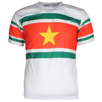Suriname Suriname Flag Football Sports T-Shirt - Image 2